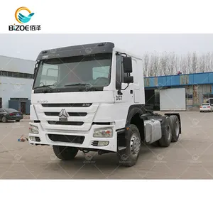 HOWO 371HP-420 HP 6x4 máy kéo xe tải sử dụng máy kéo đầu xe tải