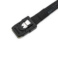 Kabel Mini SAS HD SFF-8643 ke SFF-8087 12Gbps 36Pin ke 36Pin untuk Kabel Data SAS untuk Server 0.5M