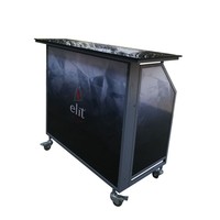 Meubles d'extérieur pour mini-bar Table de bar pliante et mobile pour le café