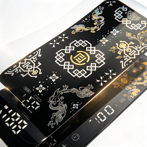 Etiqueta Gráfica Personalizada para Panel de Control, Adhesivo Frontal para Pantalla, Recortado, para Dispositivos Electrónicos Portátiles - Product Image 3