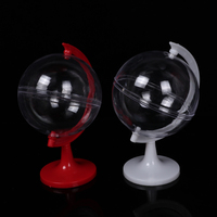 Boîte à bonbons en plastique transparente, conteneur décoratif transparent pour cadeaux d'anniversaire, de Noël ou de fête