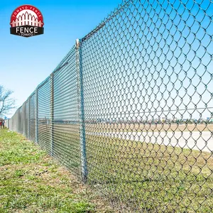 Heavy Duty 10 Gauge Boundary Wall Chain Link Fence For Farm Corrosion Resistant