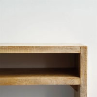 Table console en bois moderne, polyvalente et élégante pour salon et appartement