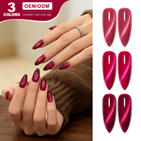 Miss Gooey Vernis Gel Magnétique Effet Œil de Chat 3 Couleurs Sans TPO Sans HEMA Vente en Gros Marque Privée Fournitures pour Ongles OEM Personnalisées