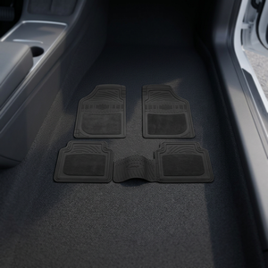 Nissan Navara 3D Universal Fit Floor <b>Mat</b> Black Half Carpet Full Rubber - Product Image 3