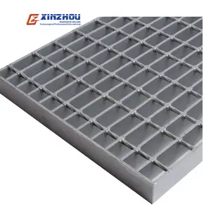 XINZHOU, оцинкованная Металлическая стальная решетка, платформа для лестничных ступней, крышка для дренажа
