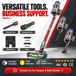 Wholesale Cordless Stick Vacuum Cleaner 650W Brushless Motor 40kPa Suction 2200mAh <b>Removable</b> Battery for Home <b>Carpet</b> Pet <b>Hair</b> - Product Image 5