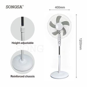 Ventilateur solaire sur pied rechargeable, 16 pouces, <span class=keywords><strong>3</strong></span> vitesses, à commande mécanique, écoénergétique, pour la maison et l'extérieur, directement de l'usine. - Product Image 4