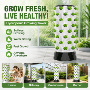 Système de culture hydroponique vertical compact pour petits légumes et fruits, culture en air frais en intérieur, jardin domestique - Product Image 6