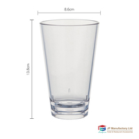 Verres à bière personnalisés en gros – Verres à bière classiques incassables en plastique pour bar, 400 ml/470 ml/600 ml, pour fêtes et événements