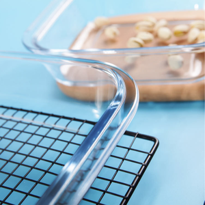 Bandeja cuadrada <span class=keywords><strong>de</strong></span> vidrio templado para hornear, bandeja <span class=keywords><strong>de</strong></span> vidrio <span class=keywords><strong>de</strong></span> borosilicato para hornear - Product Image 3