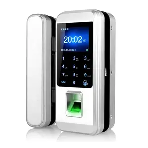 2019 Biometric ลายนิ้วมือ Eletronic ประตูล็อครหัสผ่านสำหรับแก้ว DoorDH-G8913