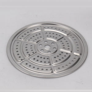 Marmite à vapeur en acier inoxydable à <span class=keywords><strong>trois</strong></span> couches marmite de grande capacité avec couvercle de support de visualisation et place à la vapeur - Product Image 3