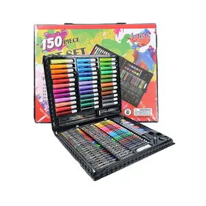 150 pièces crayons de couleur dessin cadeau Art dessin peinture créativité ensemble peinture dessiner Art cadeau ensemble pour les enfants