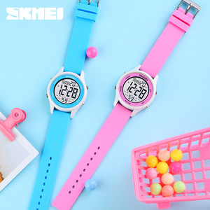 Skmei Digital Watch Men Silicone Strap 100M Water Resistant LED Display Sports Watch With Date And Time Function - Product Image 3