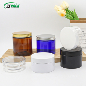 Rỗng Cấp Thực Phẩm 100Ml 150Ml 250Ml Rõ Ràng Màu Trà Pet Nhựa <span class=keywords><strong>Jar</strong></span> Với Nắp Màu Đen Có Thể Cho Bao Bì Thực Phẩm - Product Image 2