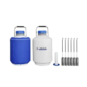YDS 6-50毫米口径液氮6升罐2L/3L/6L/10L LN2杜瓦瓶Ln2冷冻牲畜精子储存容器