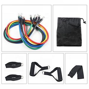 Kits de tubes de résistance en Latex élastique pour l'entraînement physique, avec Logo personnalisé, <span class=keywords><strong>11</strong></span> pièces - Product Image 3