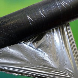 <strong>Silver</strong> and Black Plastic <strong>Mulch</strong> <strong>Film</strong> Agricultural Plastic Sheet Biodegradable Perforated <strong>Mulch</strong> <strong>Film</strong> - Product Image 4