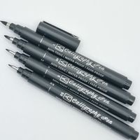 Marqueur Permanent de Peinture Noire pour Croquis et Graffiti, Stylo de Dessin Artistique avec Logo Personnalisé, Vente en Gros de Papeterie Promotionnelle de Chine