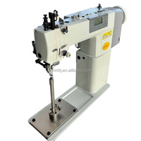 Nouvelle machine à coudre HUAMEI pour usage domestique, avec moteur 17 mm pour articles en cuir, haute vitesse et lubrification automatique
