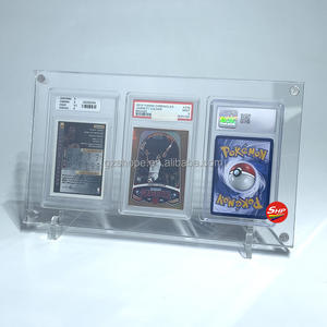 Espositore CGC Pokémon 2023 Personalizzato in Acrilico SHP Factory per Carte Classificate Magikarp, Blastoise & Suicune Ex Deck CLV, CLC, <span class=keywords><strong>CLB</strong></span> - Product Image 2