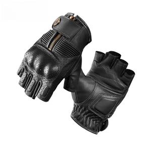 Accessoires pour moto, gants de moto à demi-doigts - Équipement de protection ventilé pour pilote unisexe - Product Image 1