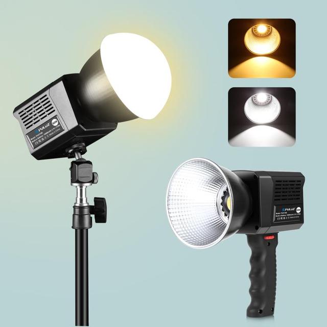 Factory Price PULUZ 60W COB LED Light Studio Video Light 2500K-6500K Dual Color Temperature Studio Video Photography