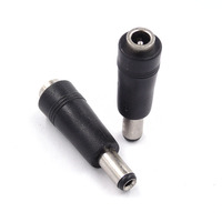 Adaptateur d'alimentation CC, connecteur de conversion CC, prise femelle 4,8*1,7 mm vers prise mâle 5,5*2,5 mm, noir