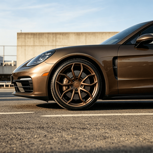 Jantes Corvette VS-5RS forgées sur mesure en bronze satiné, 18-20 pouces, 5x112, 5x114.3, 5x120, déport de 40 mm pour C6, C8, Z06, C7 Stingray, Z51, ZR1 - Product Image 2