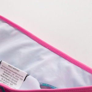 Traje de Baño de Diseño para Bebés OEM, Conjunto de Bikini Infantil con Estampado de Flamenco, Traje de Baño de Verano para Niñas - Product Image 5