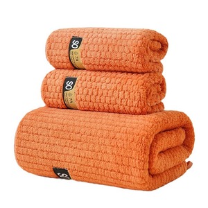 Serviette en microfibre Chuhui Corn Kernel Fleece 35x75cm 70x140cm, antibactérienne, pour la maison, serviette de bain, couleur unie, rectangulaire - Product Image 5