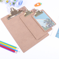 Carpeta de archivos MDF minimalista con logotipo personalizado Carpeta de Metal para almacenamiento de documentos de reuniones escolares para suministros de oficina