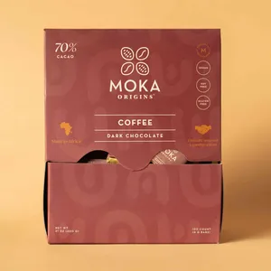 Caja <span class=keywords><strong>de</strong></span> Chocolate Mini Ecológica Personalizada, Embalaje <span class=keywords><strong>de</strong></span> Cartón con Laminación Mate y Recubrimiento UV para Exhibición <span class=keywords><strong>de</strong></span> Barras <span class=keywords><strong>de</strong></span> Chocolate al por Mayor - Product Image 3