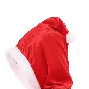 Disfraz de Fiesta para Adultos y Niños, Capa Navideña Corta de Terciopelo con Capucha de Canario y Bolas - Product Image 6