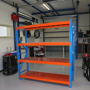 Heavy-Duty boltless 4 cấp thép lưu trữ giá công nghiệp đa cấp kim loại kệ Hệ thống bảo vệ chống ăn mòn cho lưu trữ số lượng lớn - Product Image 4