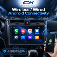 Pour Honda CRV 2007-2011 Autoradio Android Stéréo 9 Pouces 2DIN Écran Tactile Sans Fil CarPlay Android Auto GPS Bluetooth FM RDS SWC