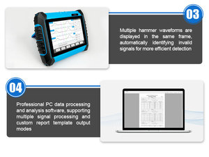 Probador de Eco para Pilotes para Pruebas No Destructivas de Baja Deformación, Probador <span class=keywords><strong>PIT</strong></span>, con Canales de Fuerza y Velocidad para un Análisis Integral de la Integridad de Pilotes - Product Image 6