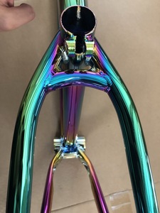 26 "La cromoly tierra saltar bicicleta marco Marco de <span class=keywords><strong>aceite</strong></span> colorido Arco Iris marco - Product Image 5