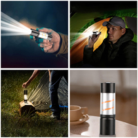 Vente chaude Rechargeable Multifonctionnel Éclairage Nuit Compact Lumineux Puissant Rechargeable LED Lanterne Camping Lampe de Poche