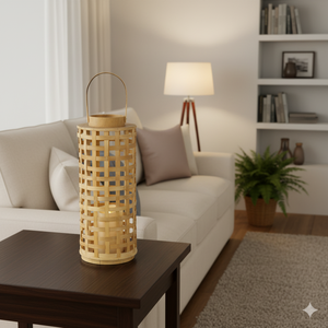 Nueva Linterna de Bambú Natural Hecha a Mano, Lámpara de Bambú con Asas, al Precio de Fábrica, Linterna Decorativa, Lámpara - Product Image 3