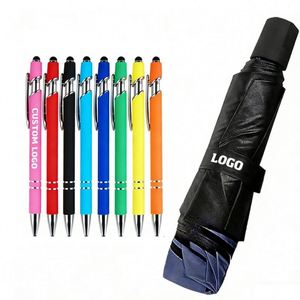 ปากกาลูกลื่นแบบขายส่งพร้อมโลโก้สีสันสดใส ปากกาโลหะสำหรับโฆษณาแบรนด์บริษัท ธุรกิจ สำนักงาน ของขวัญส่งเสริมการขาย - Product Image 1