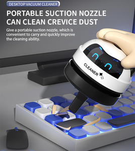 Mini Aspiradora de Escritorio Ligera, Recargable por USB, Silenciosa y Portátil para Uso Doméstico, Elimina Residuos de Lápiz, Papel y <span class=keywords><strong>Migas</strong></span> - Product Image 5