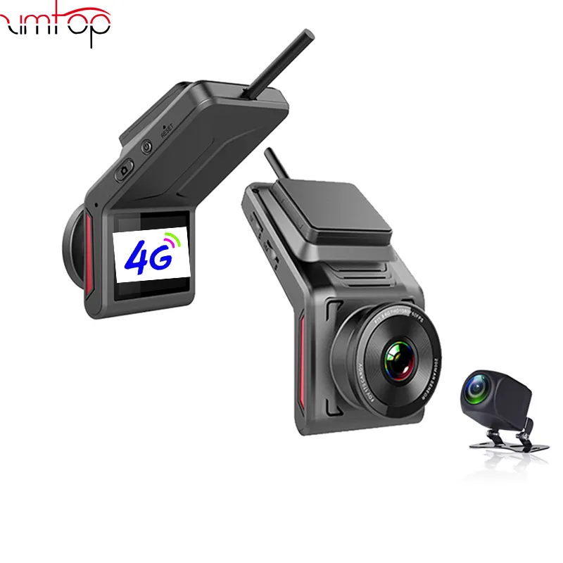 Mini cámara de salpicadero dvr para coche, 4G, Full HD, 1080P, 2,0 pulgadas, WIFI, con monitor remoto, seguimiento GPS y monitor de estacionamiento 24H