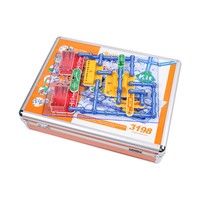 Snap Circuits 3198, Kit Electrónico STEM, Experimentos, Juego de Construcción de Circuitos Eléctricos, Juguete Educativo de Ciencia para Niños de 8+ Años