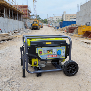 Factory Wholesale 220V 50/60Hz Open Frame <b>Gasoline</b> <b>Generator</b> Recoil Start Easy-Carry Job Power Supply - Product Image 4