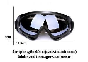 Oulo kính đua xe mô tô thể thao ngoài trời đi xe đạp và đua xe mô tô địa hình kính bảo vệ UV400 ống kính có thể thay thế nhẹ - Product Image 2