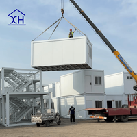 Maisons modulaires préfabriquées de luxe portables XH en acier galvanisé certifiées CE pour la Costa – Vente en gros