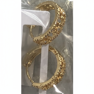 Di alta qualità stile Vintage in metallo polsini auricolari per le donne regolabile modello di fiore perla diamante alla moda gioielli unici per il partito - Product Image 1