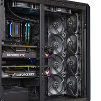 Estación DE TRABAJO modular del chasis del servidor de Torre media de nivel empresarial compatible con el Centro de Computación de Inteligencia Artificial RTX40
